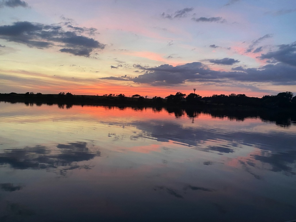 Abendstimmung in der Ankerbucht Korshavn