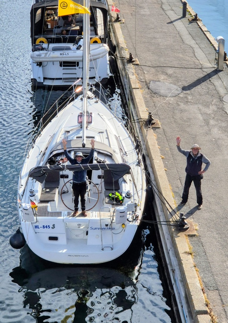 Unsere Jacht: die „Summertime”.